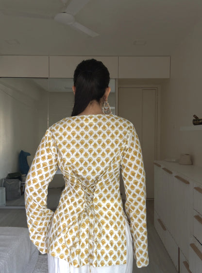 Gunjan bell sleeves kurti